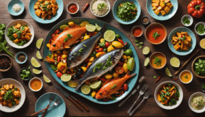 découvrez une cuisine créative aux saveurs épicées mettant à l'honneur les poissons frais d’andaman, accompagnée de dressages élégants pour une expérience culinaire unique.