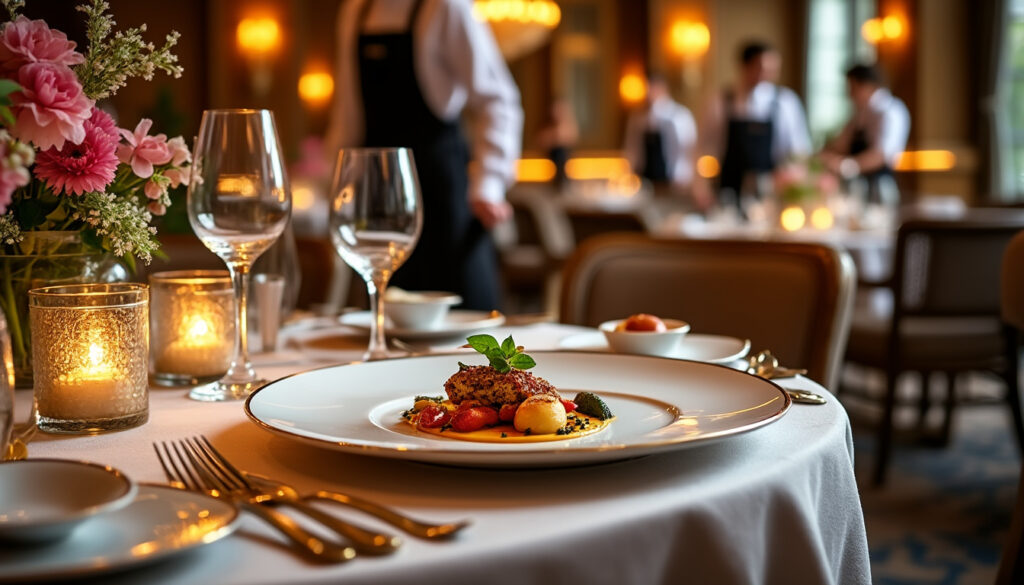 découvrez la fusion parfaite entre gastronomie raffinée et luxe, grâce à des expériences exclusives dans des lieux d’exception, pour des moments gourmets inoubliables.