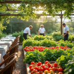 découvrez comment les grands restaurants renouent avec la tradition des potagers, cultivant leurs propres légumes et herbes pour offrir des plats frais, locaux et créatifs à leurs clients.