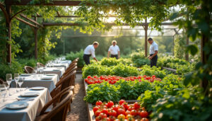 découvrez comment les grands restaurants renouent avec la tradition des potagers, cultivant leurs propres légumes et herbes pour offrir des plats frais, locaux et créatifs à leurs clients.