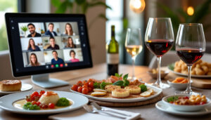 découvrez une nouvelle façon de savourer la gastronomie avec l’événementiel culinaire en ligne : participez à des dégustations à distance pour partager des expériences gourmandes, où que vous soyez.