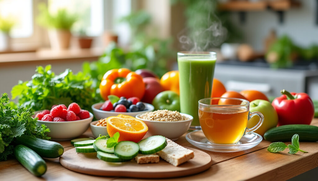 découvrez des recettes détox simples et savoureuses idéales pour se remettre des excès des fêtes. offrez à votre organisme une pause saine avec nos idées de plats légers et faciles à préparer !