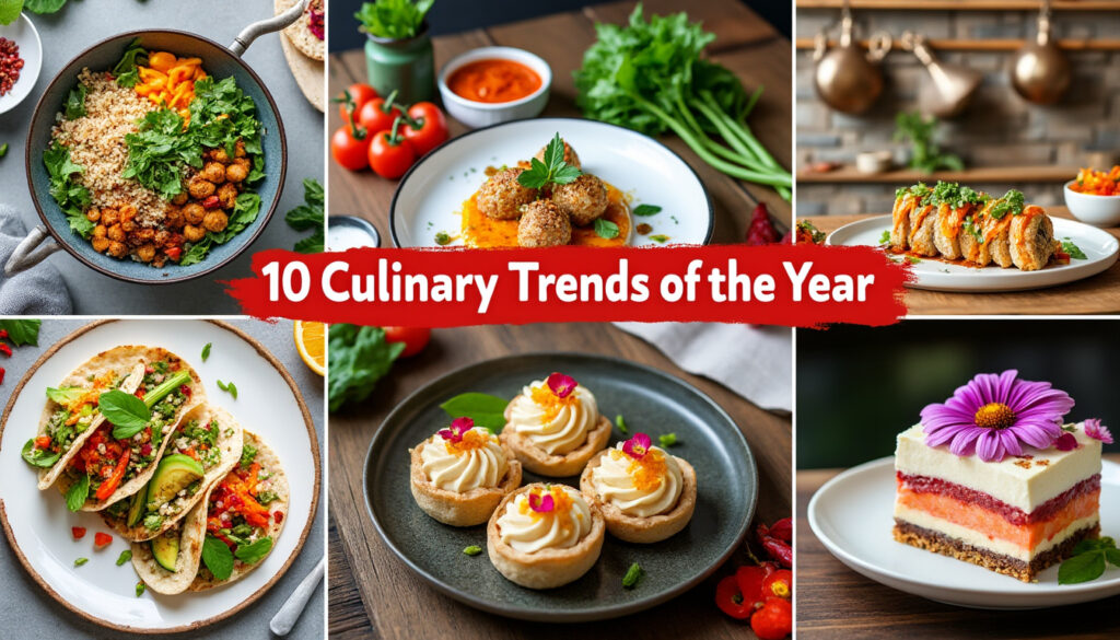 découvrez les 10 tendances culinaires incontournables de l’année : nouveautés, inspirations et saveurs à adopter pour ravir vos papilles et surprendre vos convives !
