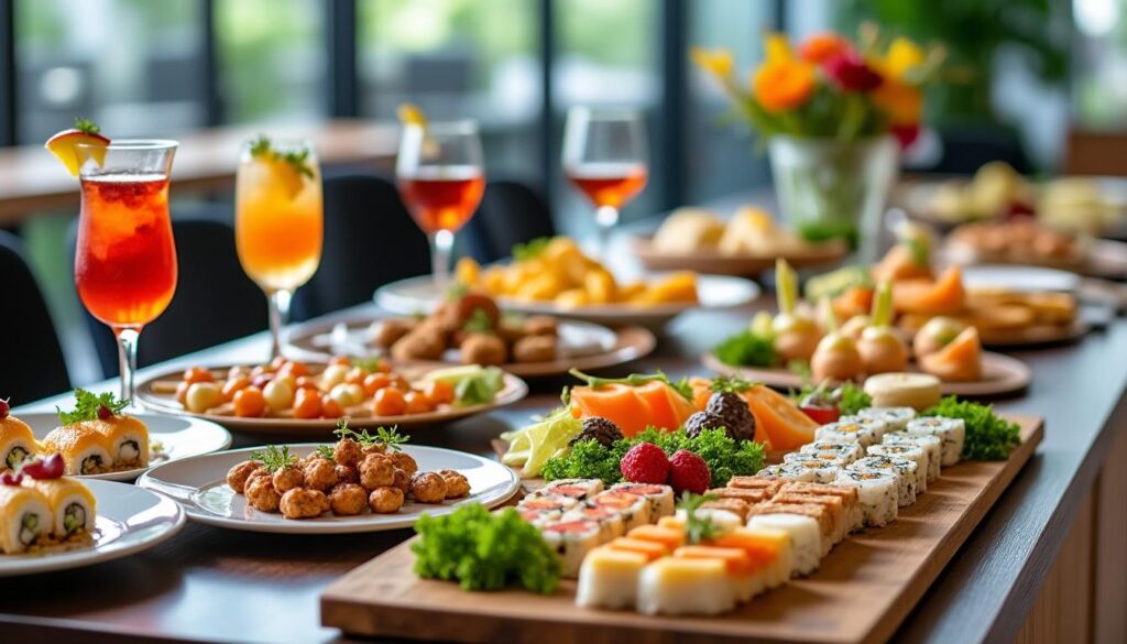 découvrez 10 idées originales et créatives pour organiser un buffet d’entreprise réussi, alliant saveurs variées et présentation élégante, parfait pour impressionner vos collègues et partenaires.