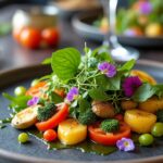 découvrez comment les ingrédients végétaux s'imposent dans la haute cuisine, révolutionnant les menus gastronomiques avec saveurs et créativité.